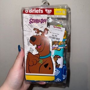 ✨3/$12 Scooby-Doo Little Boy’s Briefs Size 8